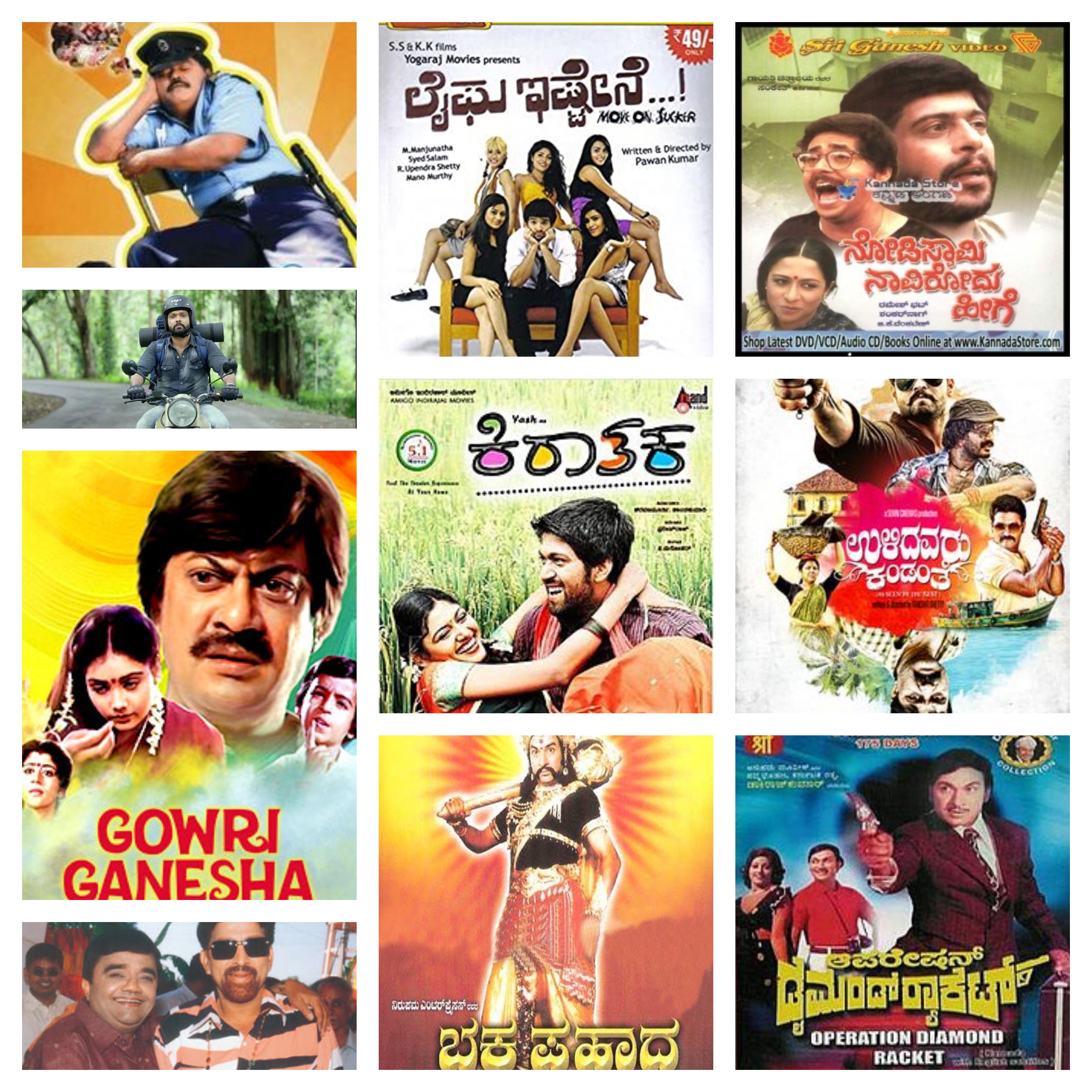 Memorable characters from Kannada movies