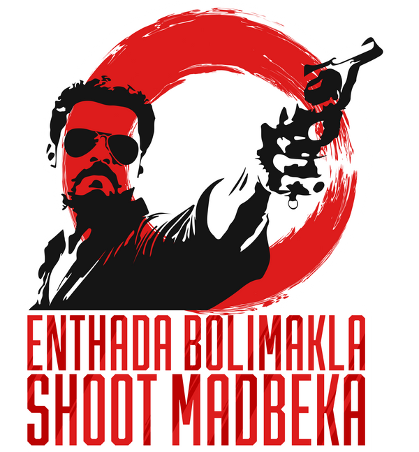 SHOOT MADBEKA(Rakshit Shetty)- Sticker.