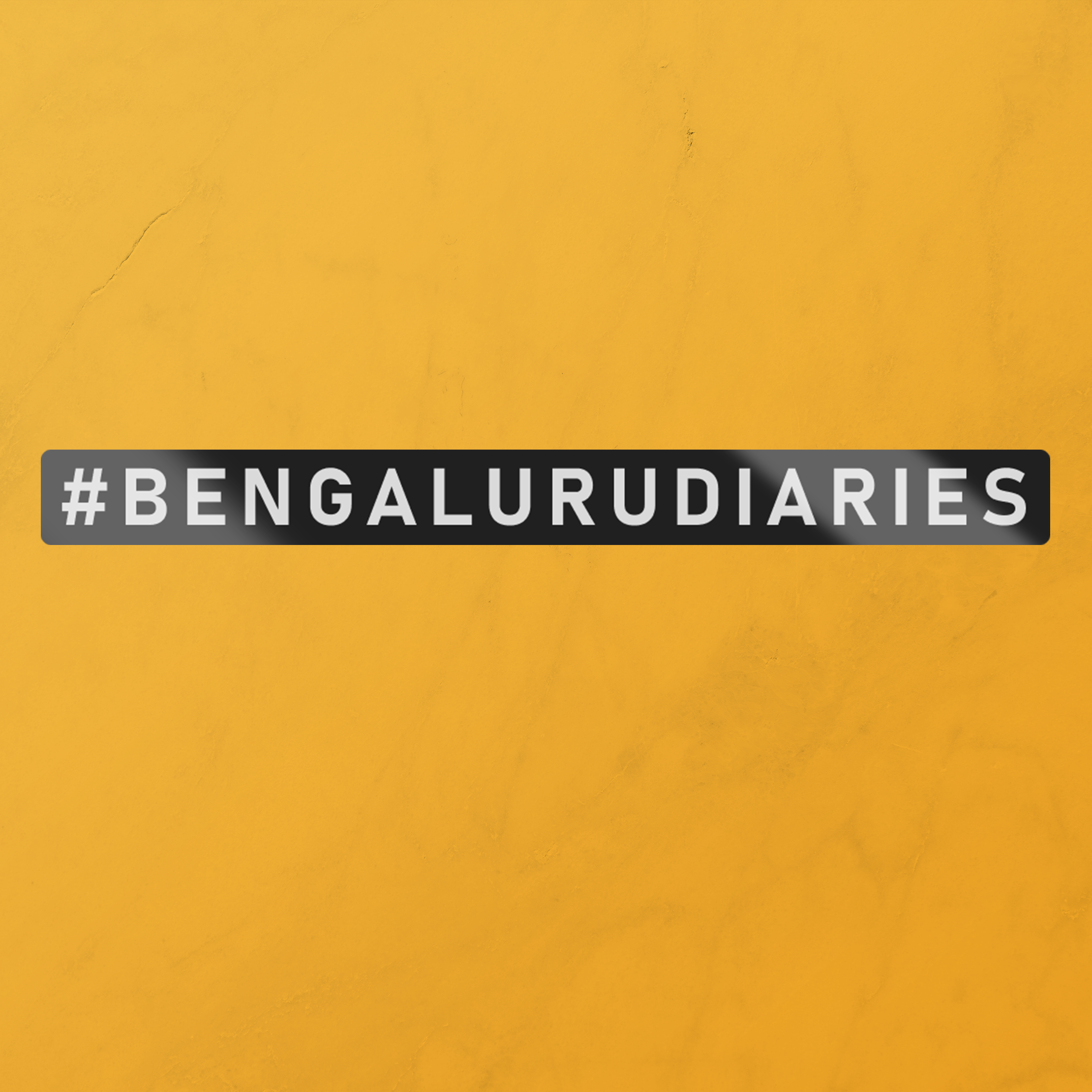 #BENGALURUDIARIES- Sticker.