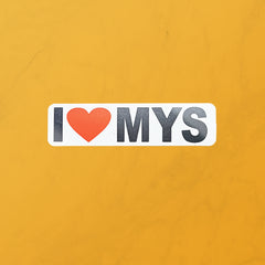 I LOVE MYSR-STICKER