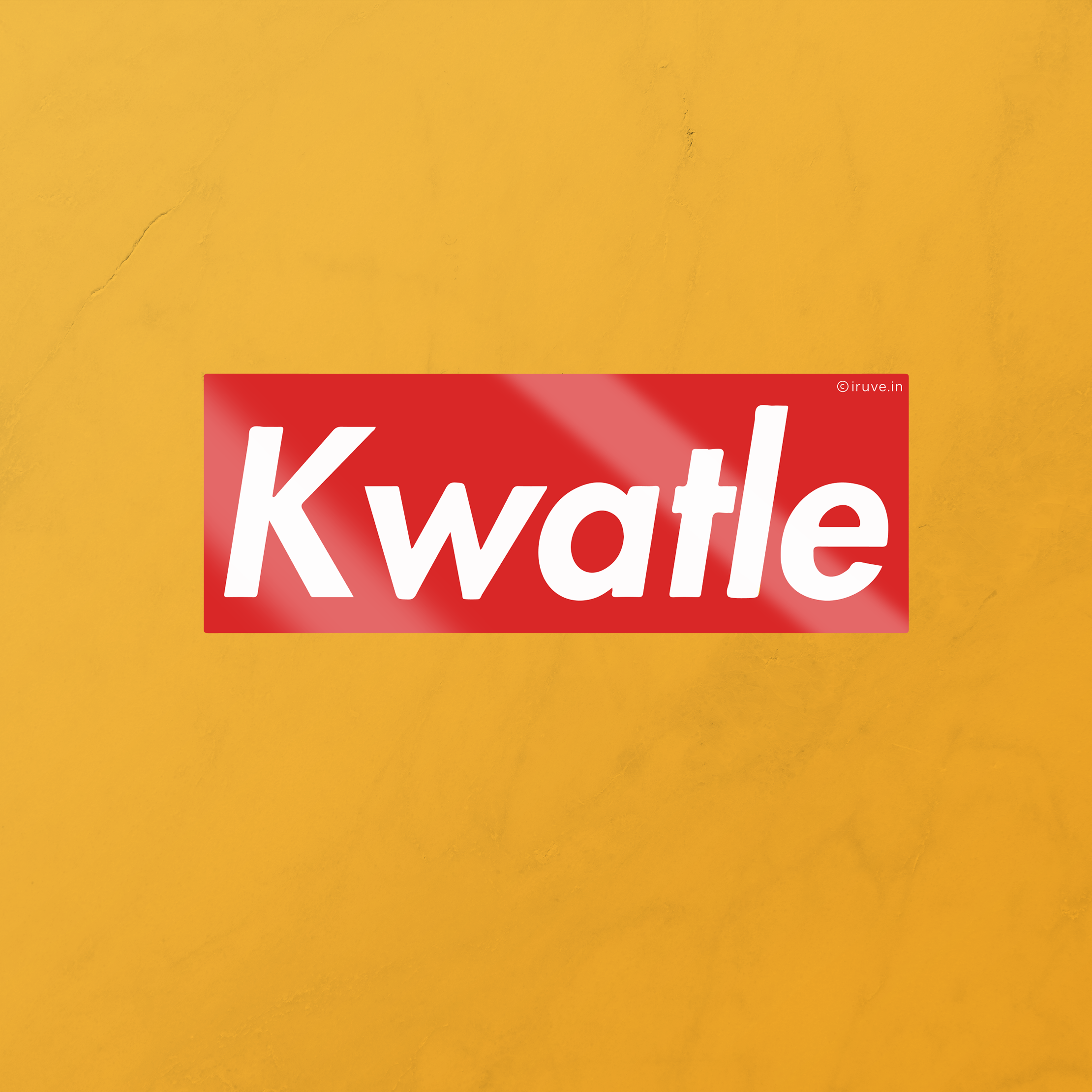 Kwatle- Sticker.