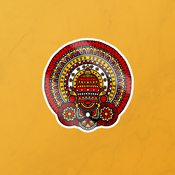 Yakshagana- Sticker.