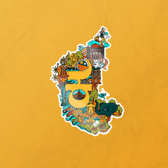 Ka - Karnataka - Sticker.