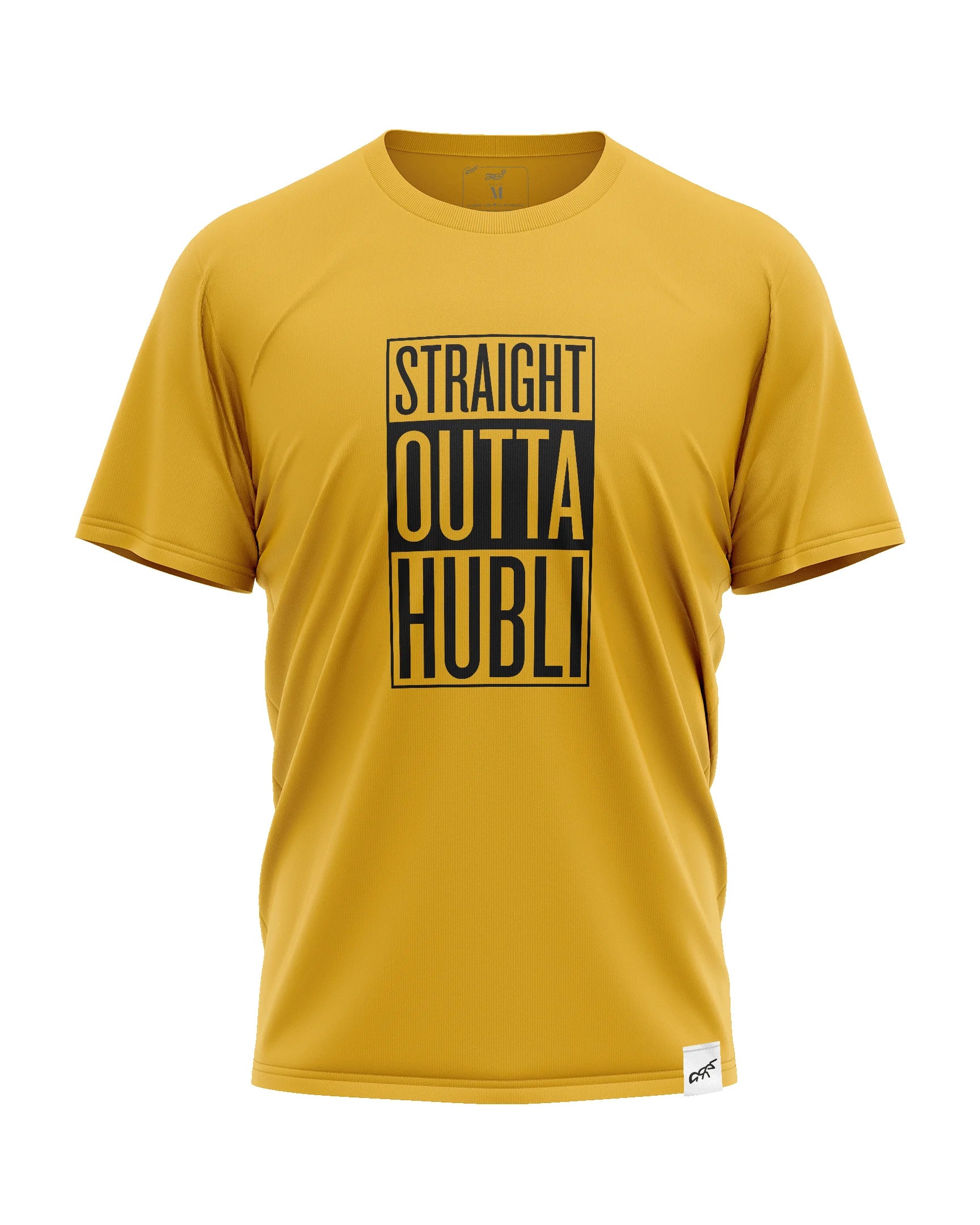 Half Sleeves Yellow Coloured T-shirt