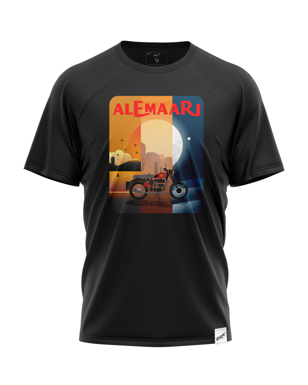 Black colour Half sleeve Tshirt