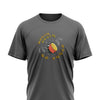 Grey Coloured Half Sleeves T-shirt
