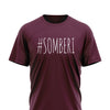 Half Sleeves Burgundy Colour T-shirt