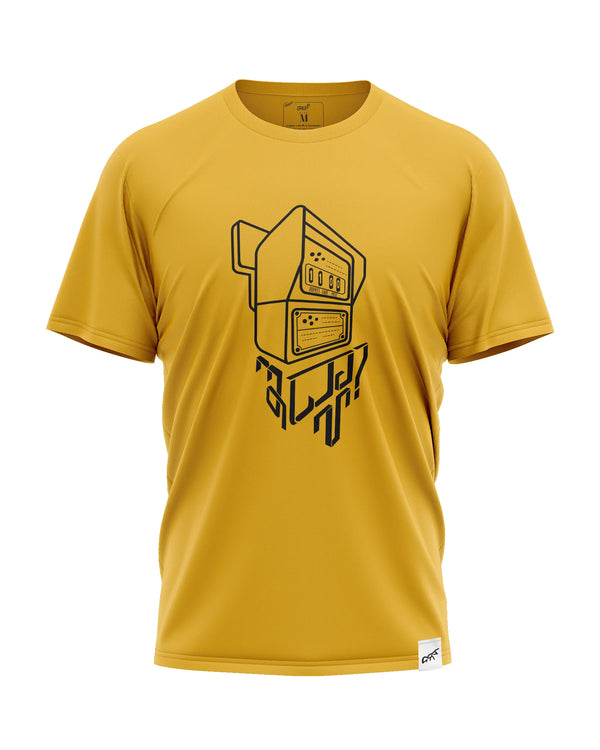 Half Sleeves Mustard Yellow T-shirt