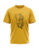 Half Sleeves Mustard Yellow T-shirt