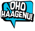 OHO HAAGENU- Sticker.