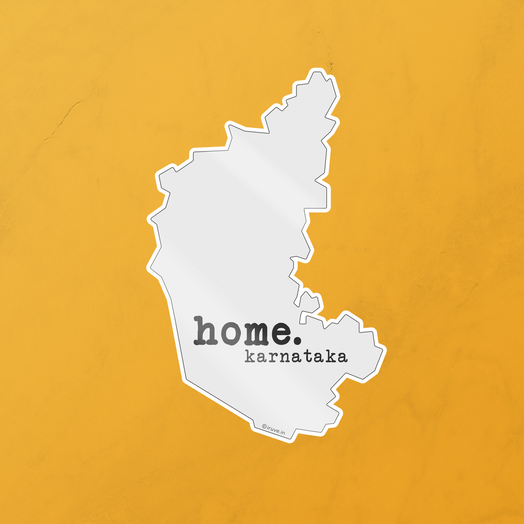 Home Karnataka- Sticker. | Iruve