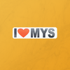 I LOVE MYSR-STICKER