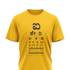 Ai teri Lakadi T-shirt(Sky Blue/Yellow)