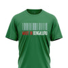 Made in Bengaluru Print Half sleeve Green T-shirt
