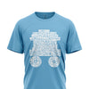 Sky Blue half sleeves T-shirt