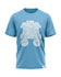 Sky Blue half sleeves T-shirt
